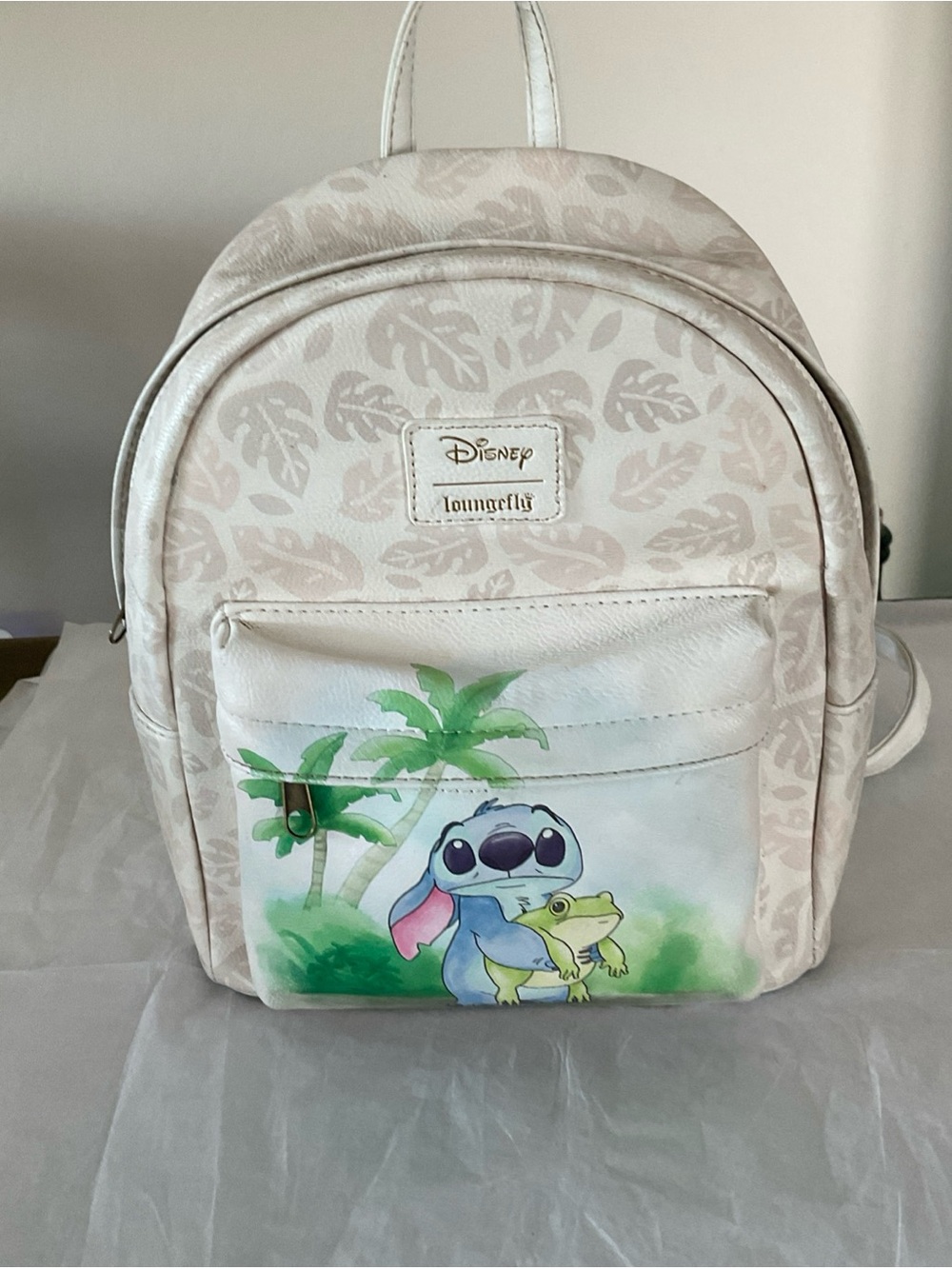 Loungefly Disney Lilo & Stitch Frog Mini Backpack Angel Scrump Tropical
